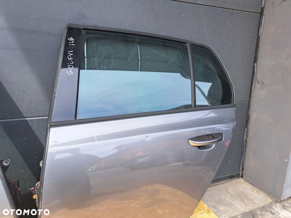 Volkswagen golf VI Drzwi lewy tył hatchback lewe tylne - 4