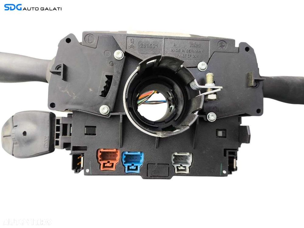 Ansamblu Maneta Manete Bloc Lumini Semnalizare Stergator Banda Spira Spirala Panglica Volan Peugeot 207 2006 - 2012 Cod 96630709XT [LS0193] - 7