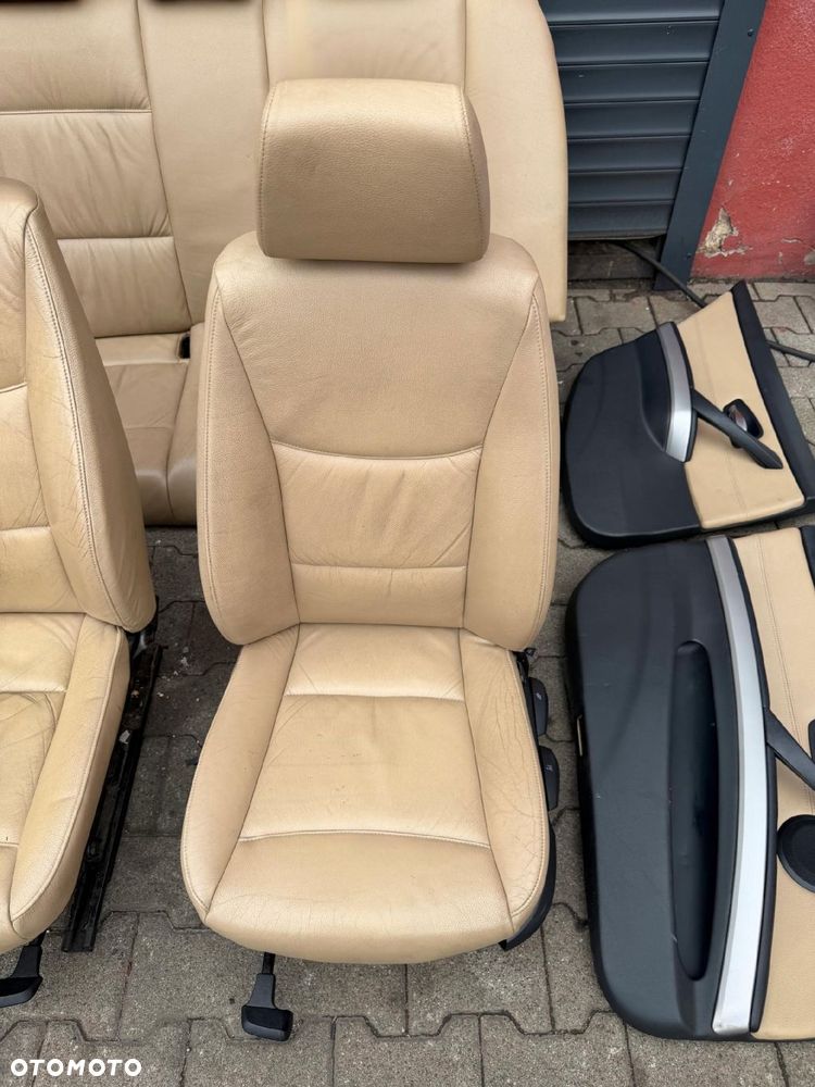 BMW E90 FOTELE KANAPA BOCZKI KOMPLET UK skóra - 8