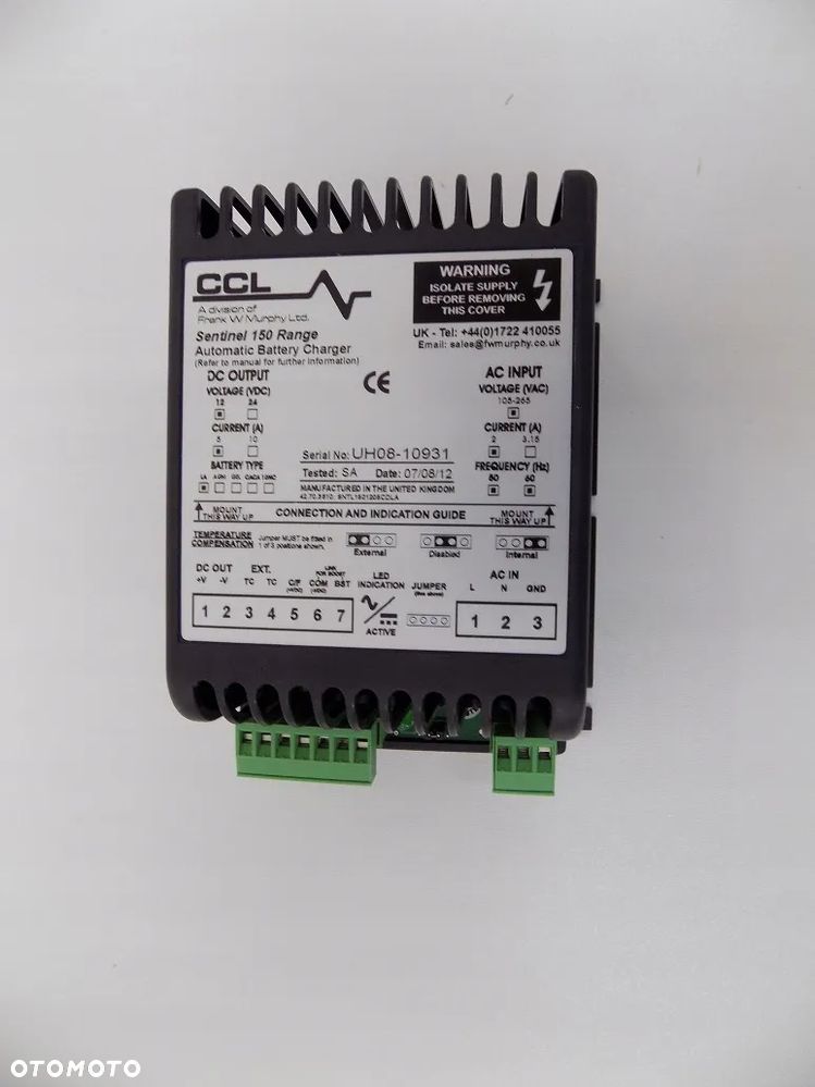 FG WILSON CCL ŁADOWARKA BATERII 10000-50091