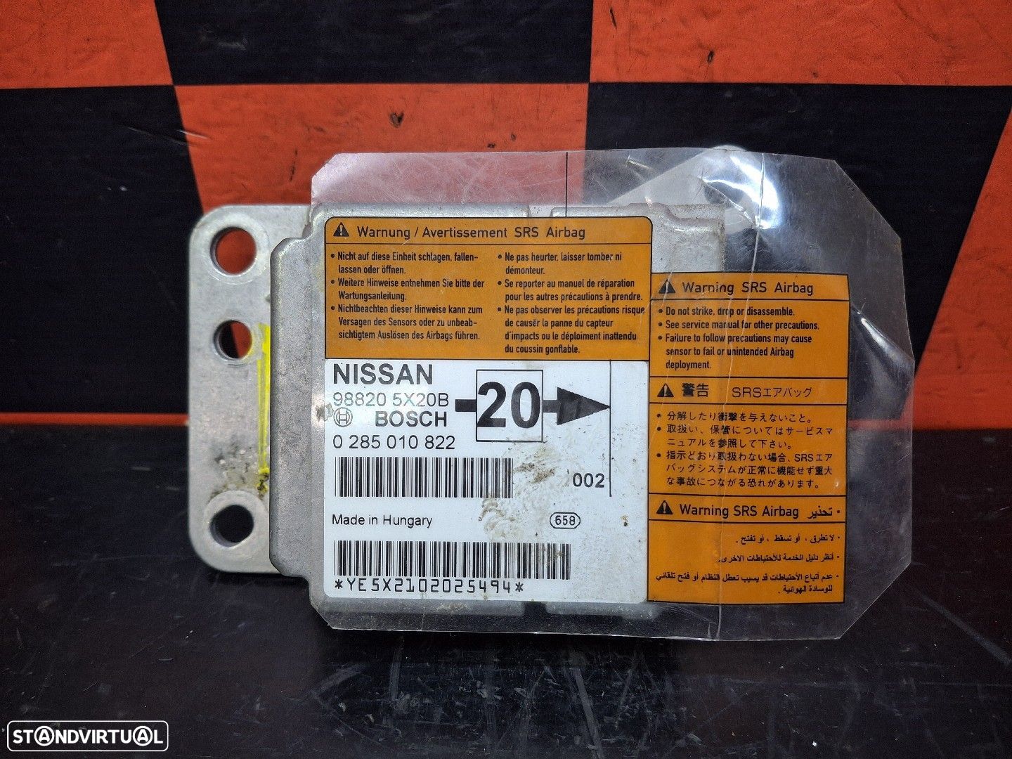 Centralina De Airbags Nissan Np300 Navara (D40) - 1