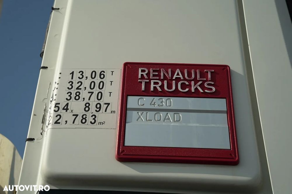 Renault C 430 XLOAD / 8X4 / BETONIERĂ / PUTZMEISTER / BETONIERĂ 9 M3 / JANTE DIN ALIAJ / EURO 6 / - 25