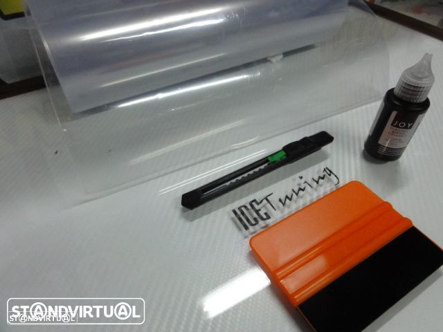 Farois frontais com luz branca 5000k para Honda civic 92-95 JDM Fundo preto - 11