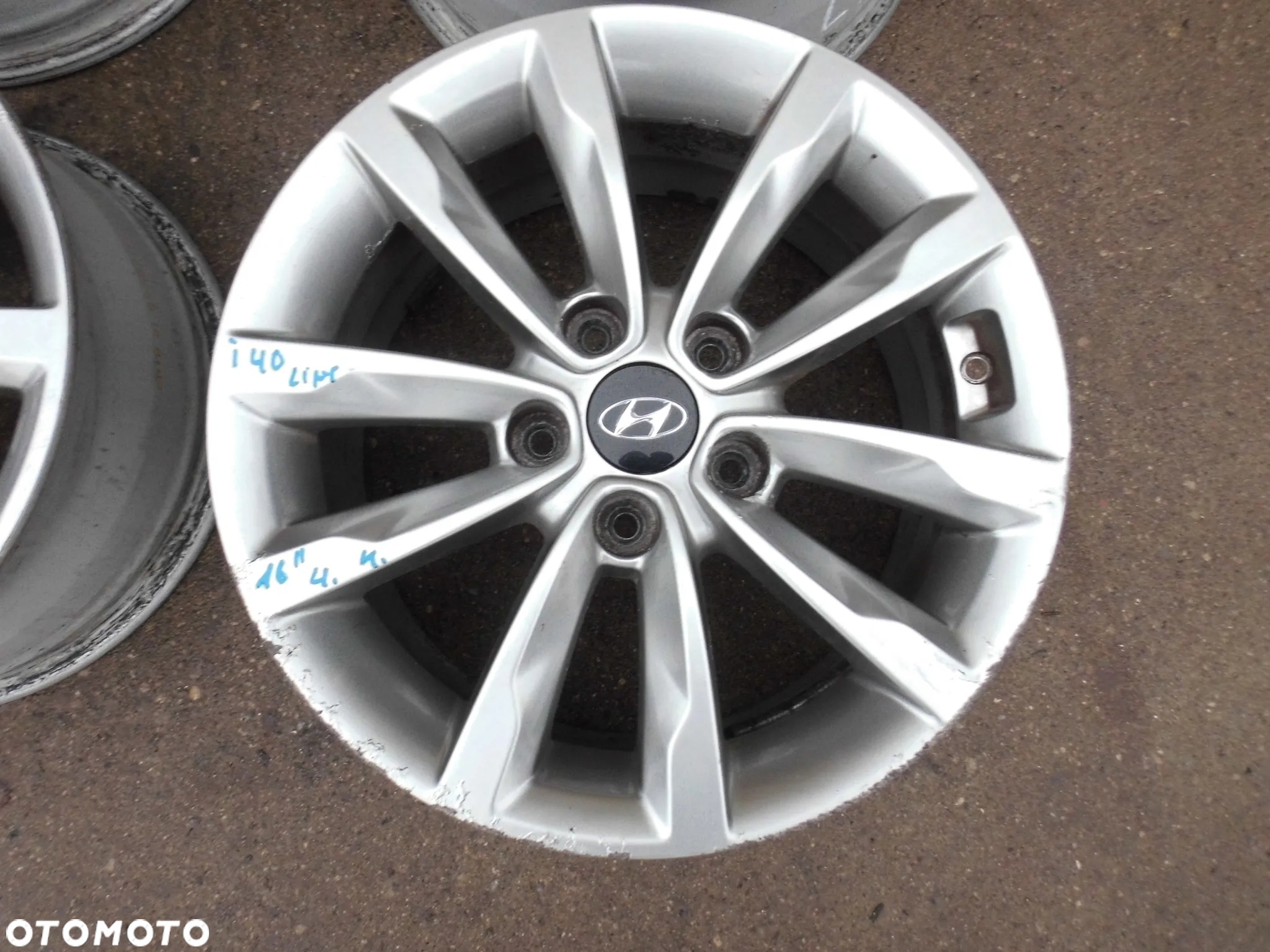 FELGI ALUMINIOWE HYUNDAI I40 LIFT 16 CALI ORYGINAŁ - 8