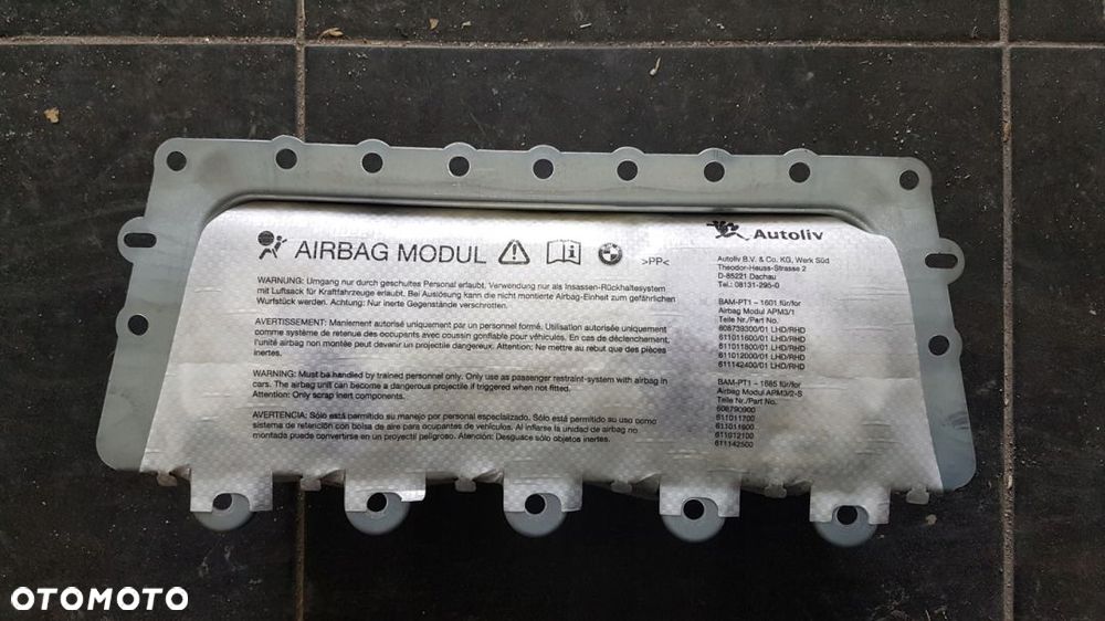 bmw f10 f11 poduszka pasazera airbag orginal - 1