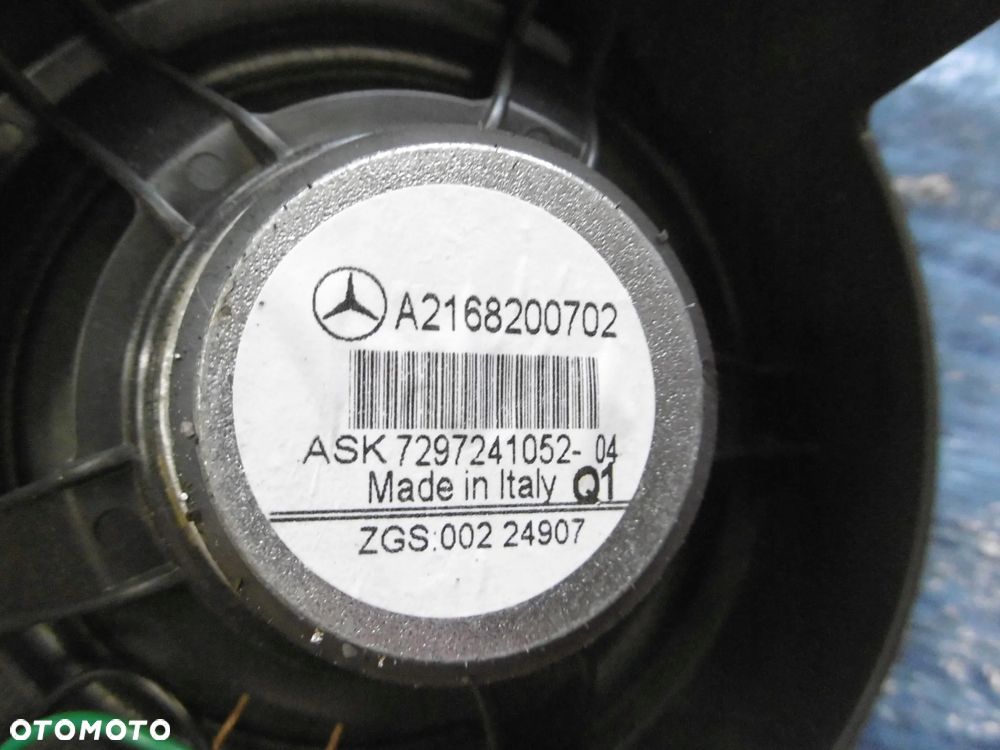 GŁOŚNIK DRZWI LEWY ASK A2168200702 A2168201002 MERCEDES CL W216 - 5