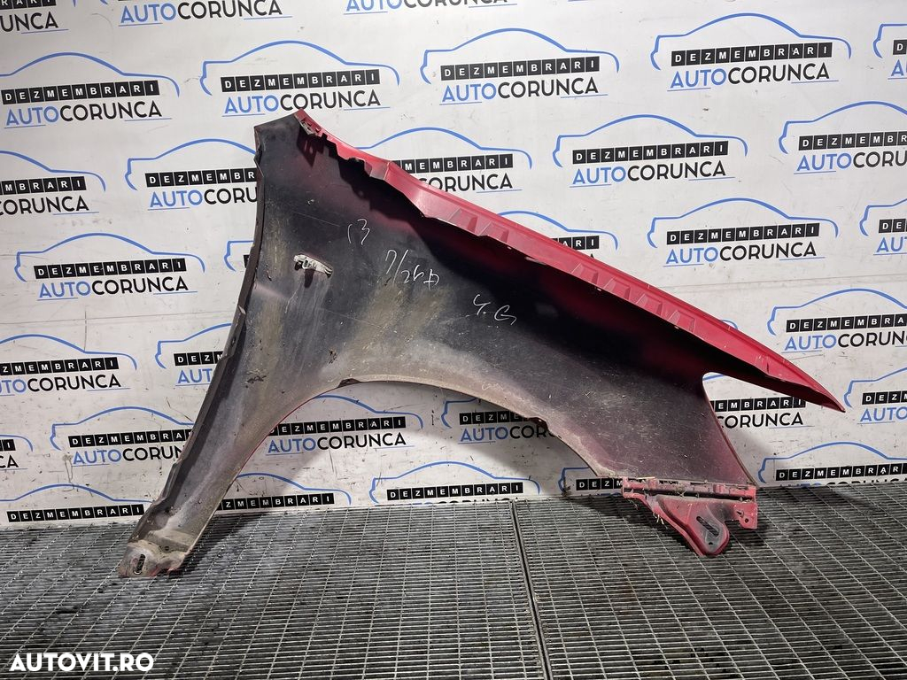 Aripa Stanga Fata Mitsubishi ASX 2010 - 2012 4 Usi ROSU (1046) ZGÂRIATA - 6