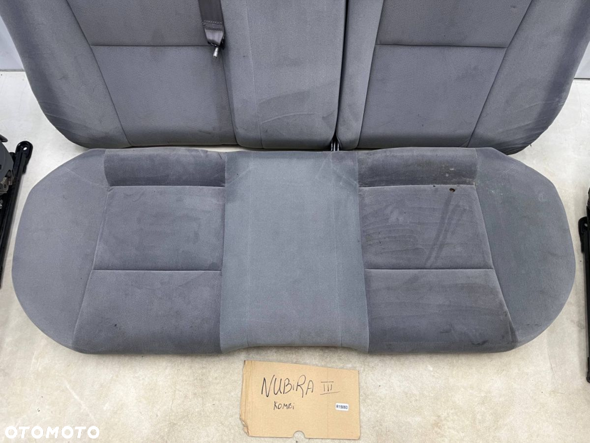 Fotele Chevrolet Nubira III J200 05-12r. KOMBI kanapa tylna KOMPLET do wyczyszczenia - 13