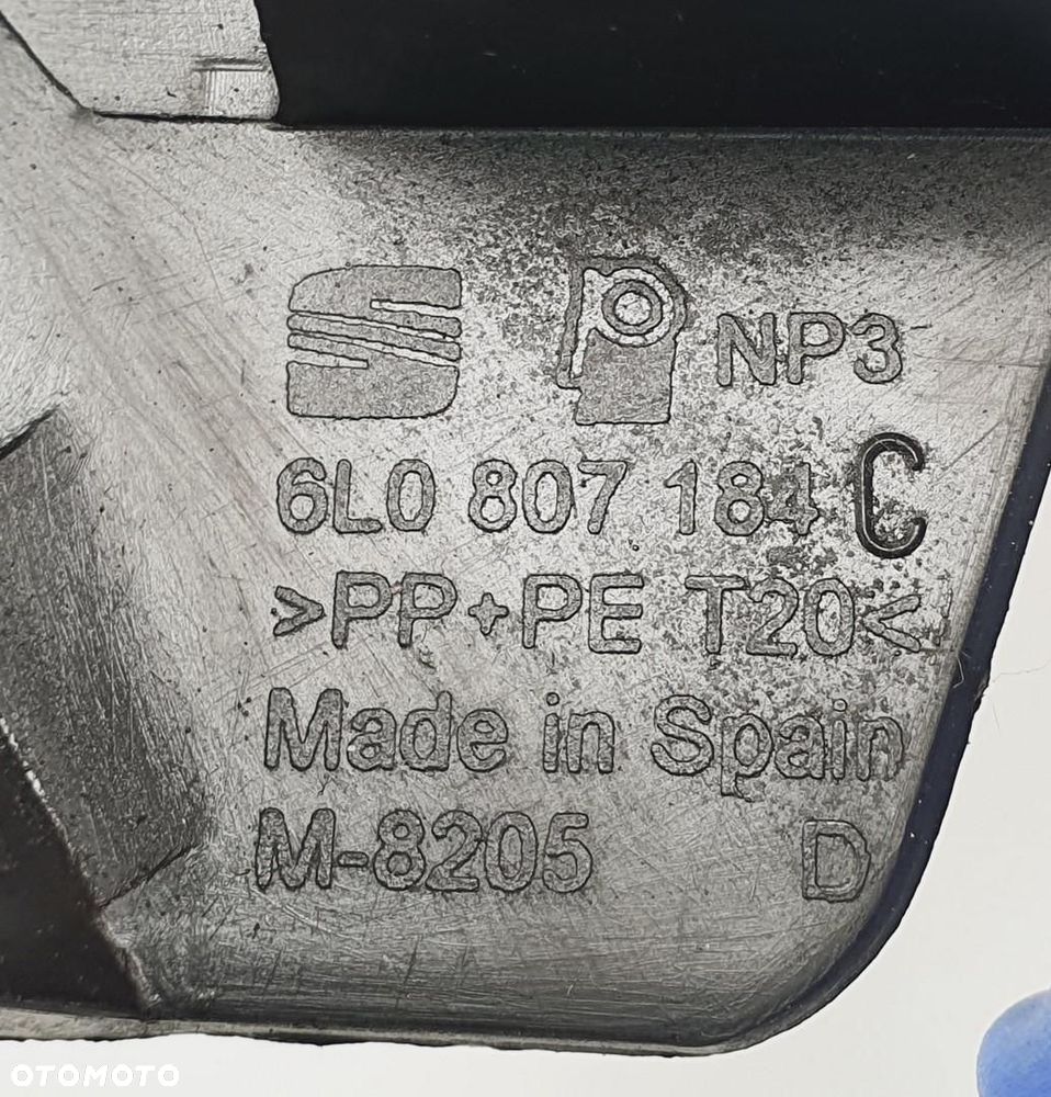 ŚLIZG ZDERZAKA PRAWY PRZÓD SEAT IBIZA III 6L - 6