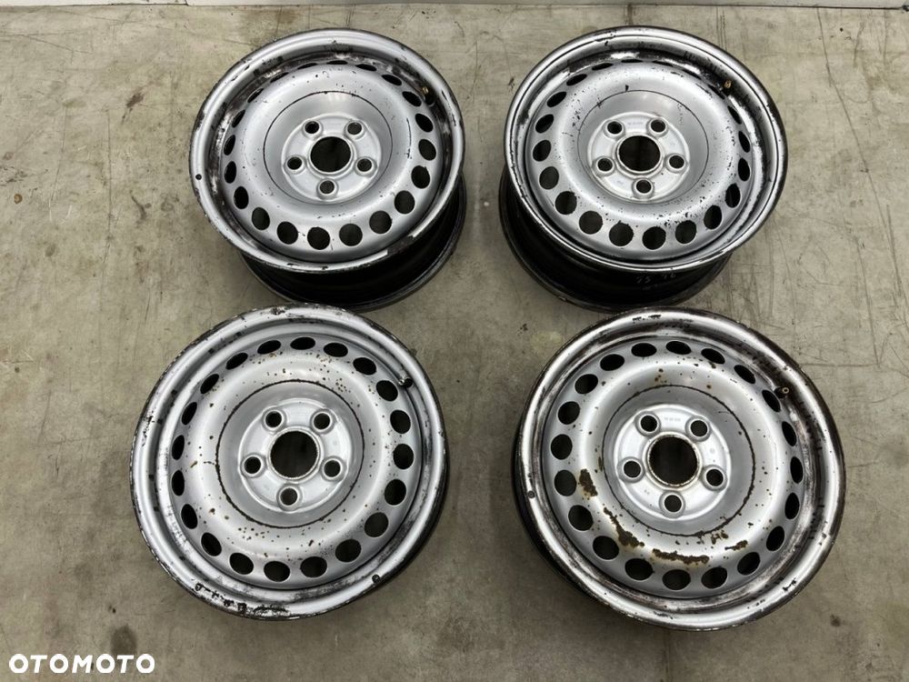 Felgi stalowe VW Transporter T5 T6 2003r.- r16 cali 6,5jx16 ET51 5x120 KOMPLET 7h0601027d - 1