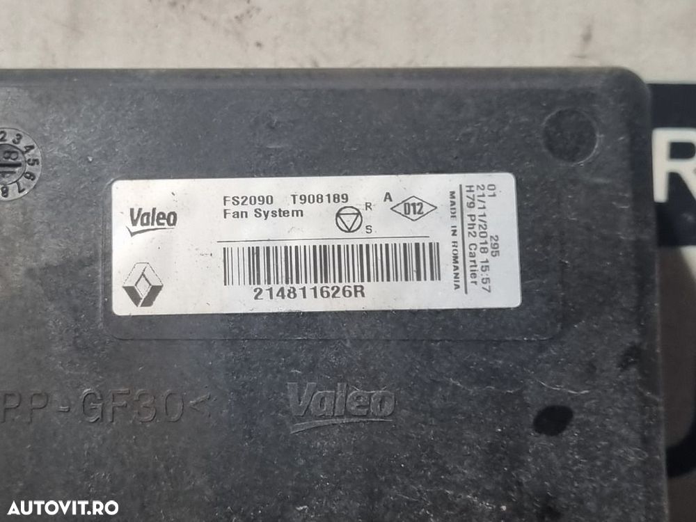 Electroventilator Dacia Duster II 1.6 Benzina 2018 - 2021 115CP Manuala 5 Trepte (1306) ... - 2