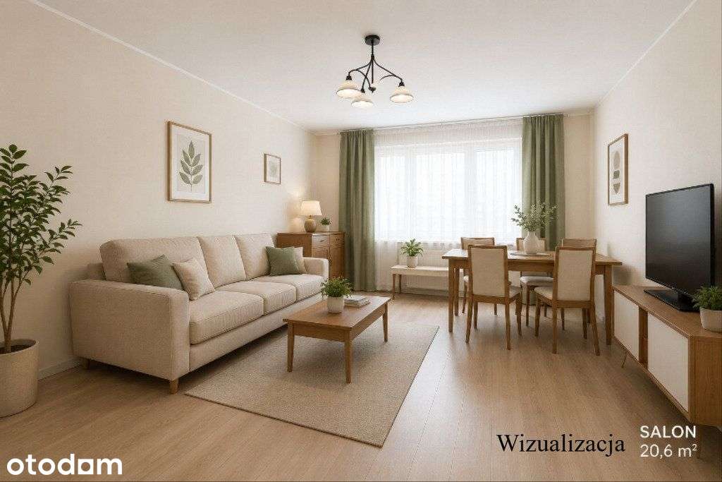 Centrum Szczecina | 2 pokoje | 45,27 m² | parter