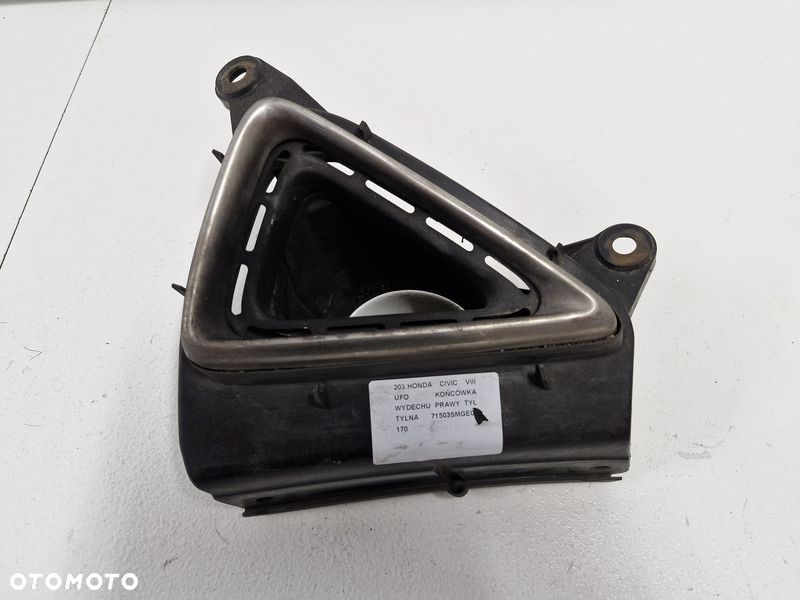 HONDA CIVIC VIII UFO KOŃCÓWKA TŁUMIKA WYDECHU PRAWY TYŁ PRAWA TYLNA 71503SMGE00 - 1