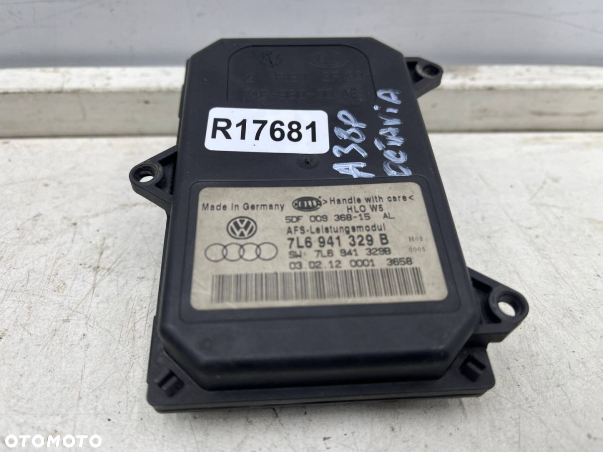 Przetwornica Audi A3 8p Octavia Superb 03-13r. moduł skrętu świateł doświetlajace zakręty 7l6941329b - 9