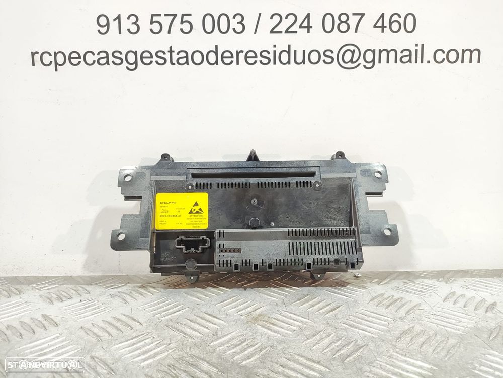 Painel De Controlo De Radio E Climatronic Sofagem Original Jaguar XF X250 8X2318C858AF - 7