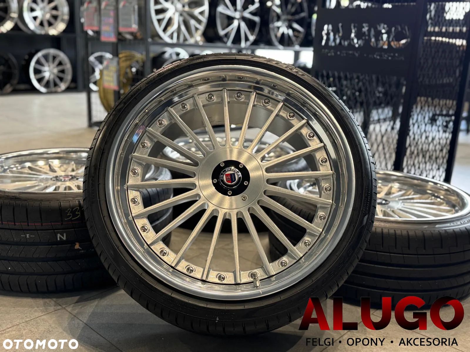 Koła Letnie 3TLG 21" 5x112 / 5x120 Alpina BMW X3 X5 X6 X7 Mercedes E S Pirelli 245/35 + 275/30 TPMS - 1