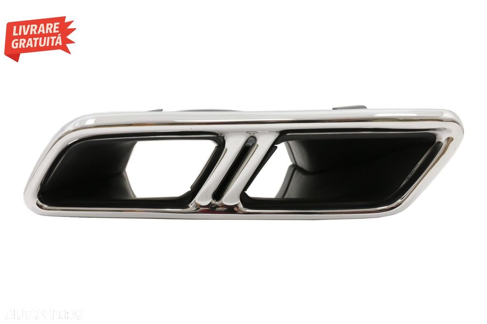 Difuzor Bara Spate cu Ornamente evacuare Mercedes E-Class W213 (2016-2019) E63S De- livrare gratuita - 7