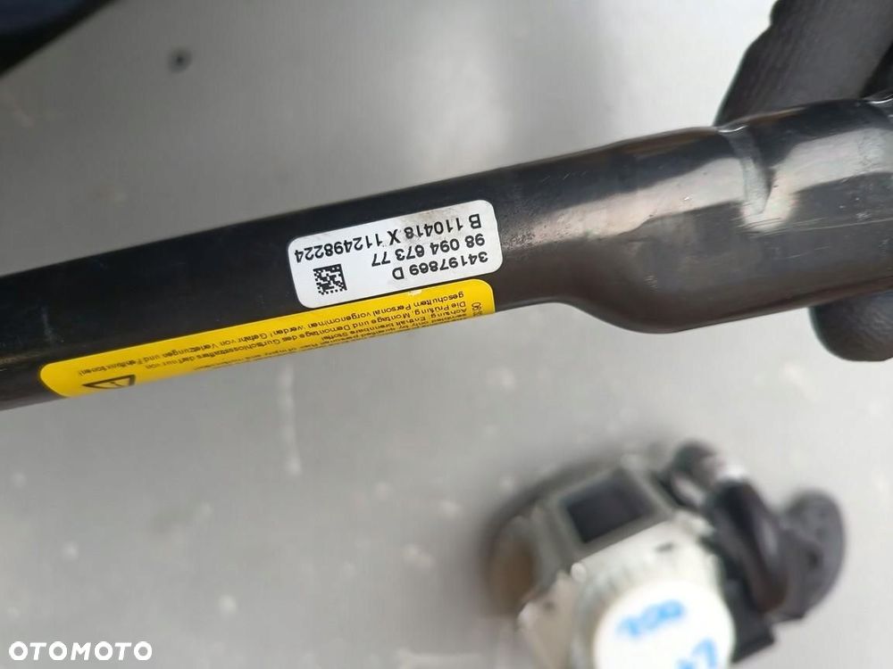 opel grandland x 17r pas bezpieczeństwa lewy przód 9809467377 98094640xx - 2