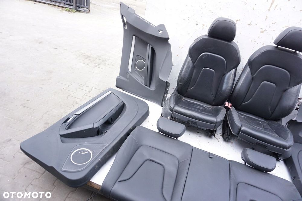 FOTELE SIEDZENIA SKÓRA EL GRZANE AUDI A5 8T COUPE - 3