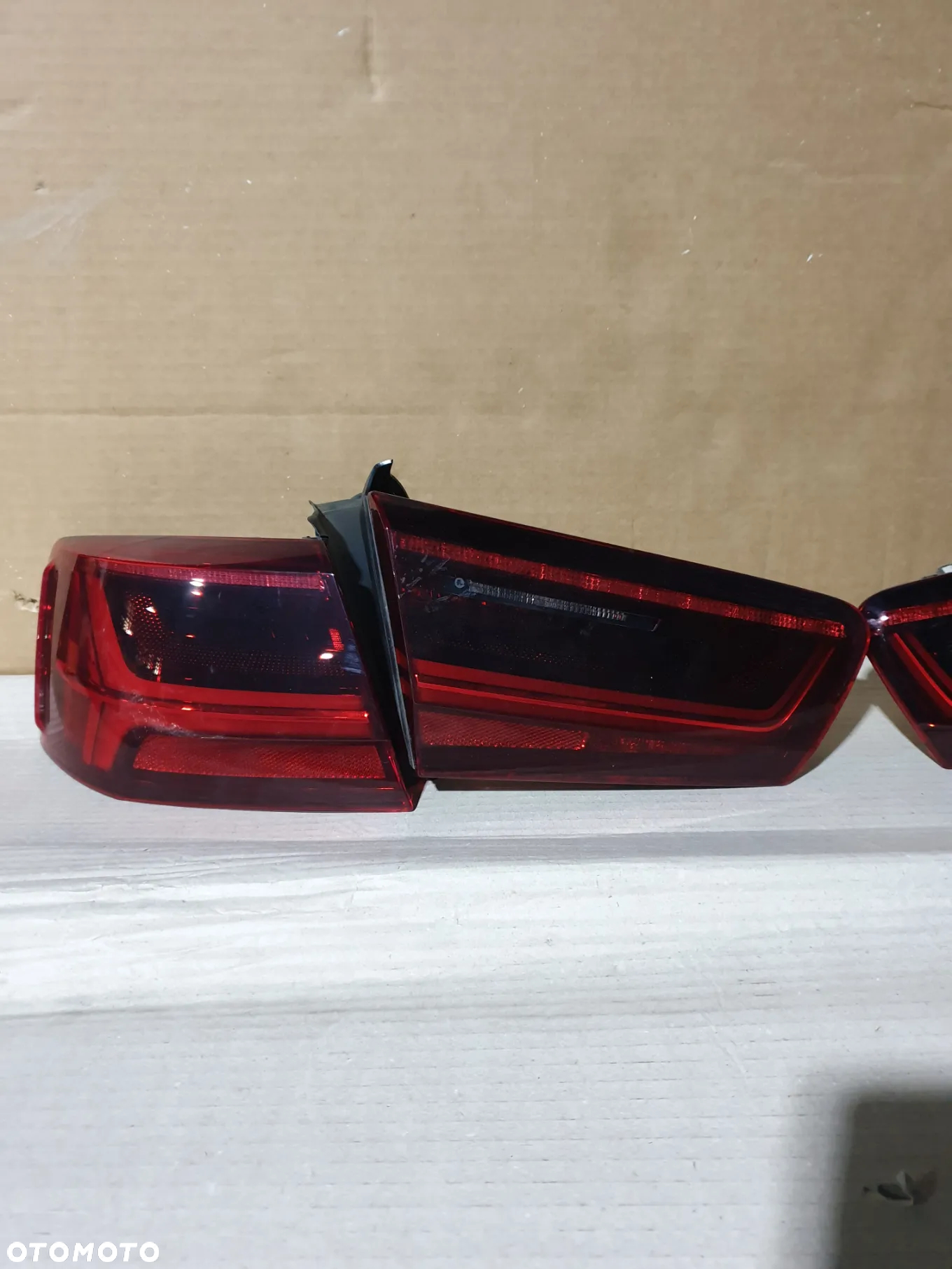 AUDI A6 C7 LIFT FL SEDAN LIMUZYNA LAMPY TYŁ TYLNE LAMPA PRAWA LEWA PRAWY LEWY TYŁ MATRIX LED  W BŁOTNIK W KLAPE 4G5945095E 4G5945096E 4G5945093E 4G5945094E KOMPLET IDEALNE! NOWE! - 2
