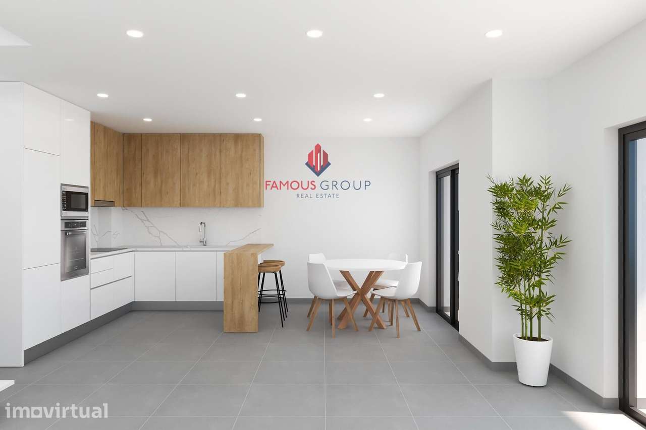Apartamento T2 novo com piscina e estacionamento - Grande imagem: 4/25