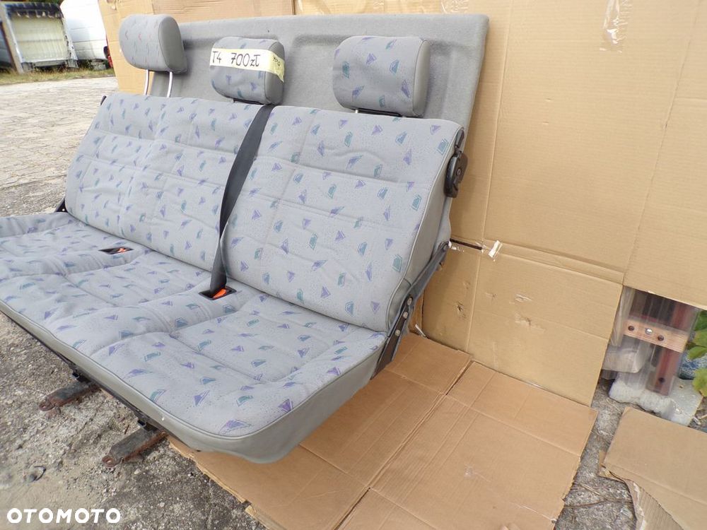 VW Transporter T4 fotel kanapa 3 osobowa III rząd - 6