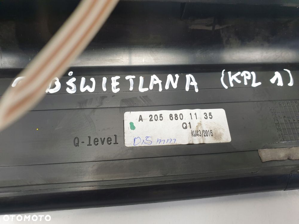Mercedes A205 W205 NAKŁADKA PROGOWA listwa Kpl - 5