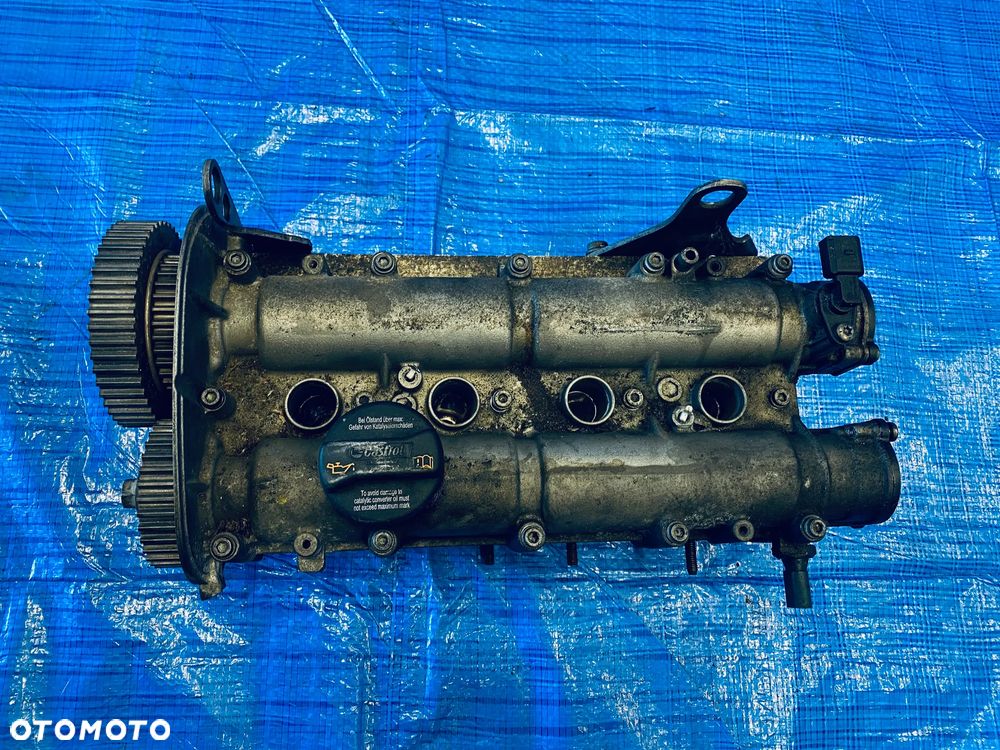 GŁOWICA SILNIKA WAŁKI POKRYWA KOMPLET VW SEAT SKODA 1.4 16V ; 036103373AM  ORYGINAŁ - 2