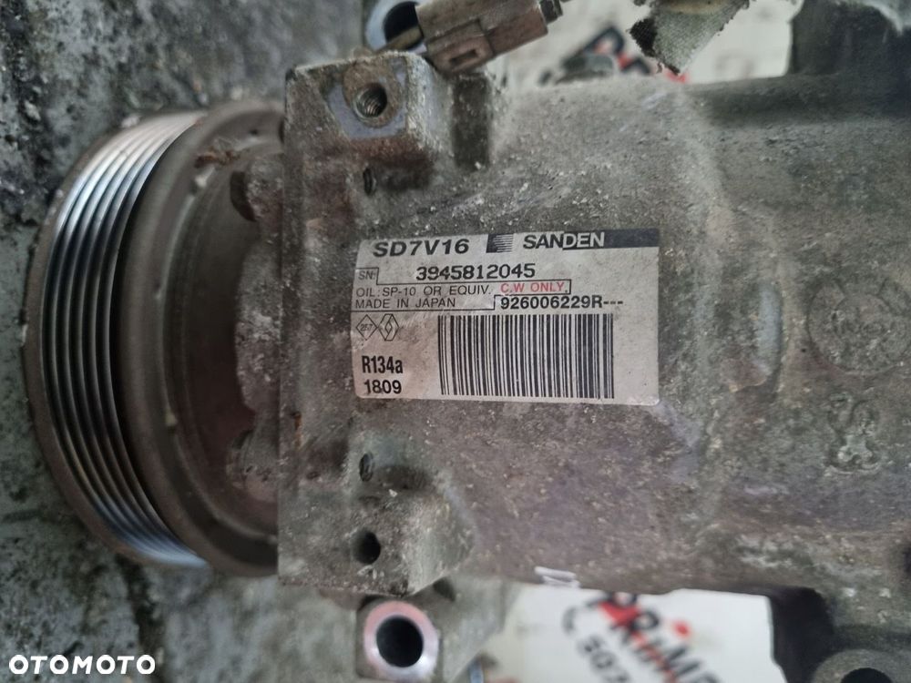 DACIA SANDERO I 08-12 1,5 DCI sprężarka kompresor klimatyzacji SANDEN SD7VFC 926006229R * - 4