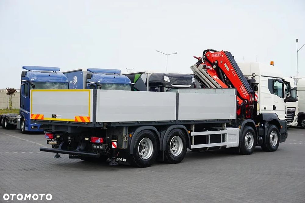 MAN TGS / 35.470 / E 6 / SKRZYNIOWY + HDS / FASSI F 545 / ŁAD. 13 105 KG / PILOT - 8