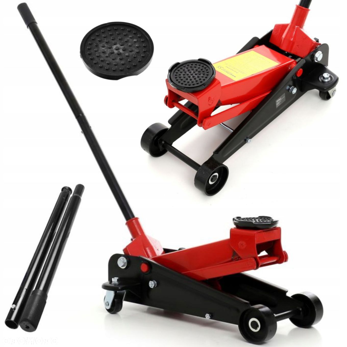 KRAFTDELE PODNOŚNIK HYDRAULICZNY NISKOPROFILOWY ŻABA DO 3T 140-460mm KD386 - 1