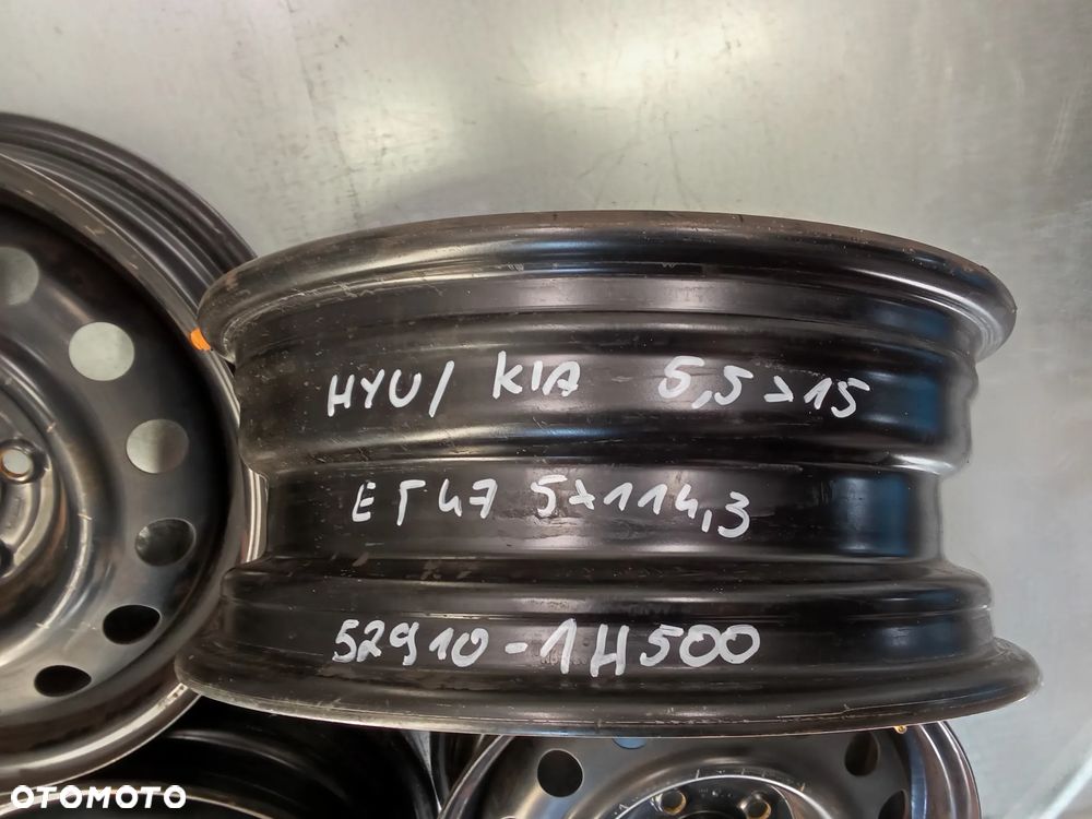 Felgi Hyundai I30 IX20 Kia Ceed Venga Soul 5,5Jx15 et47 5x114,3 - 6