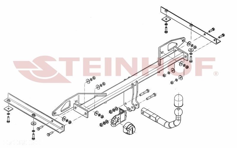 Hak Holowniczy + MODUŁ 7PIN do Chevrolet Cruze Kombi od 2012 - 2