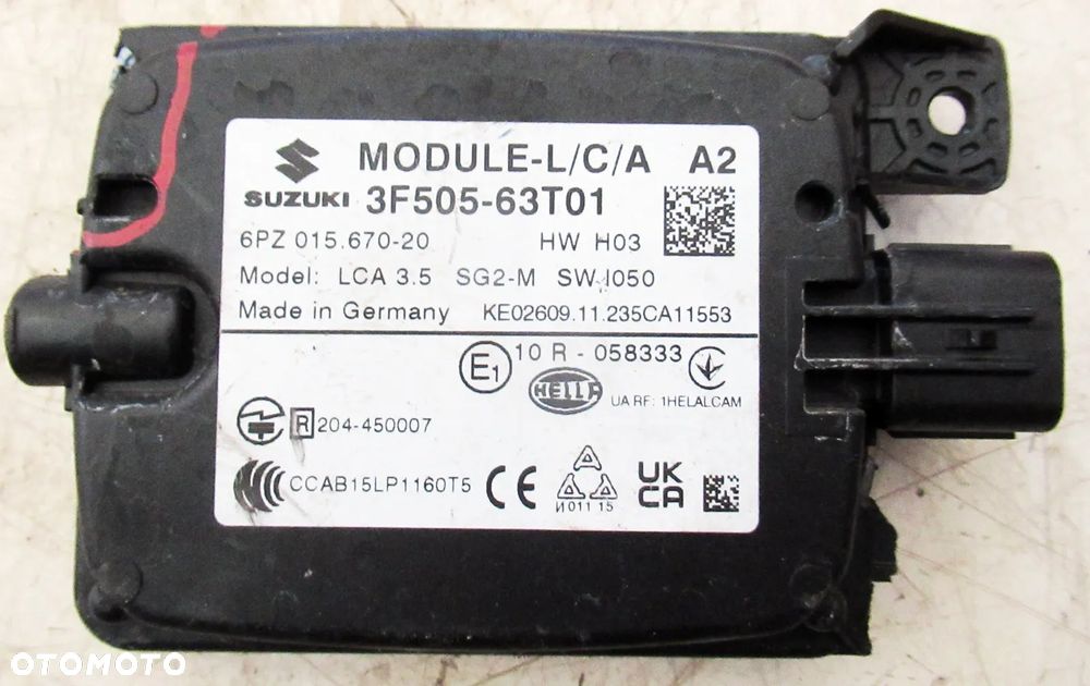 SUZUKI SX4 S-CROSS II MODUŁ STEROWNIK RADAR LEWY TYLNY TYŁ 3F505-63T01 - 3
