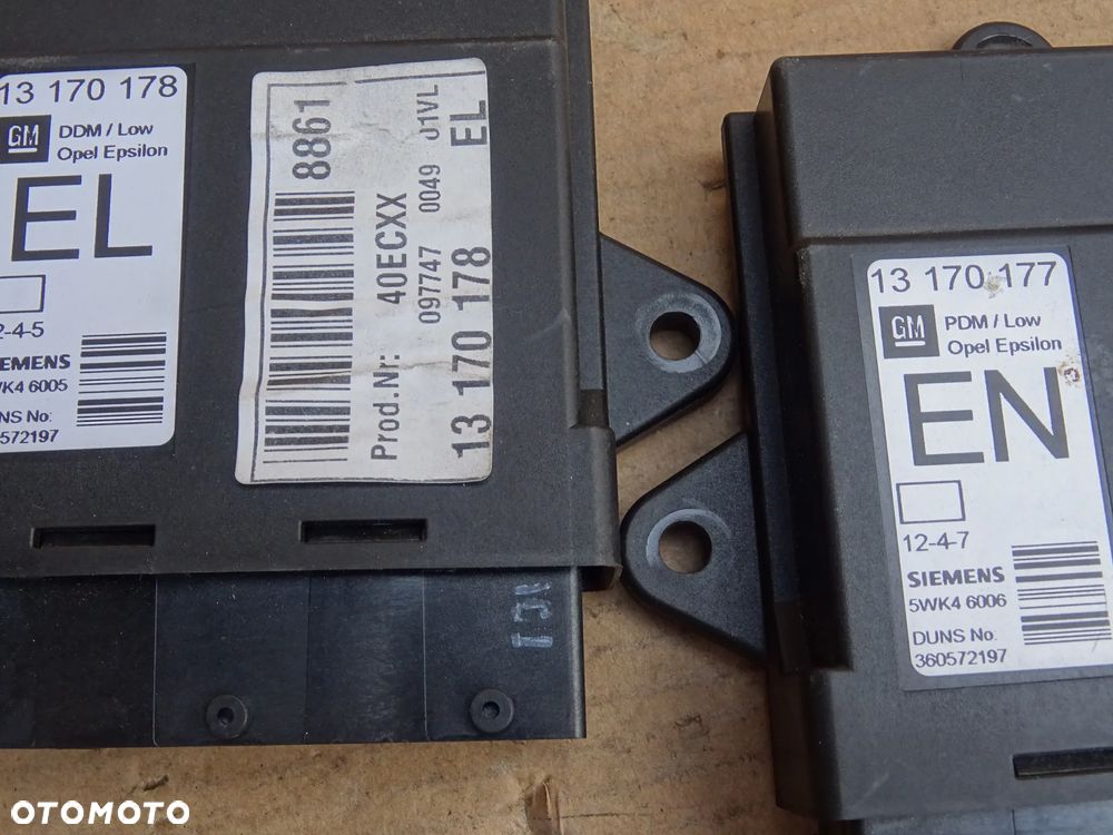 MODUŁ DRZWI STEROWNIK 4 x ELEKTRYCZNYCH SZYB LUSTEREK VECTRA C SIGNUM - PIN WYLOGOWANE CARPASS - 6