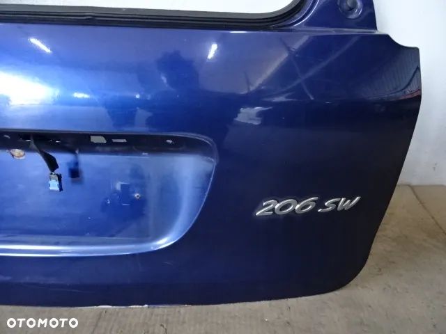 KLAPA TYŁ TYLNA POKRYWA BAGAŻNIKA PEUGEOT 206 SW LIFT 03-09 LAK:EGE NR267 - 7