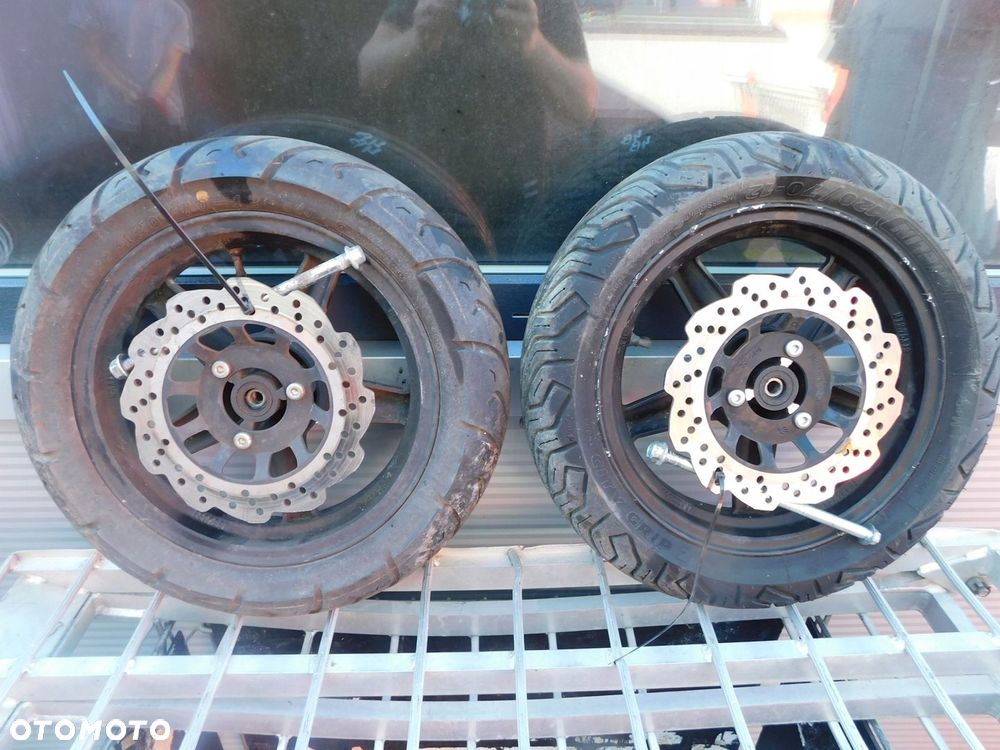 KOŁA DO WÓZKA TACZKI KOMPLET 120/70-12 - 3