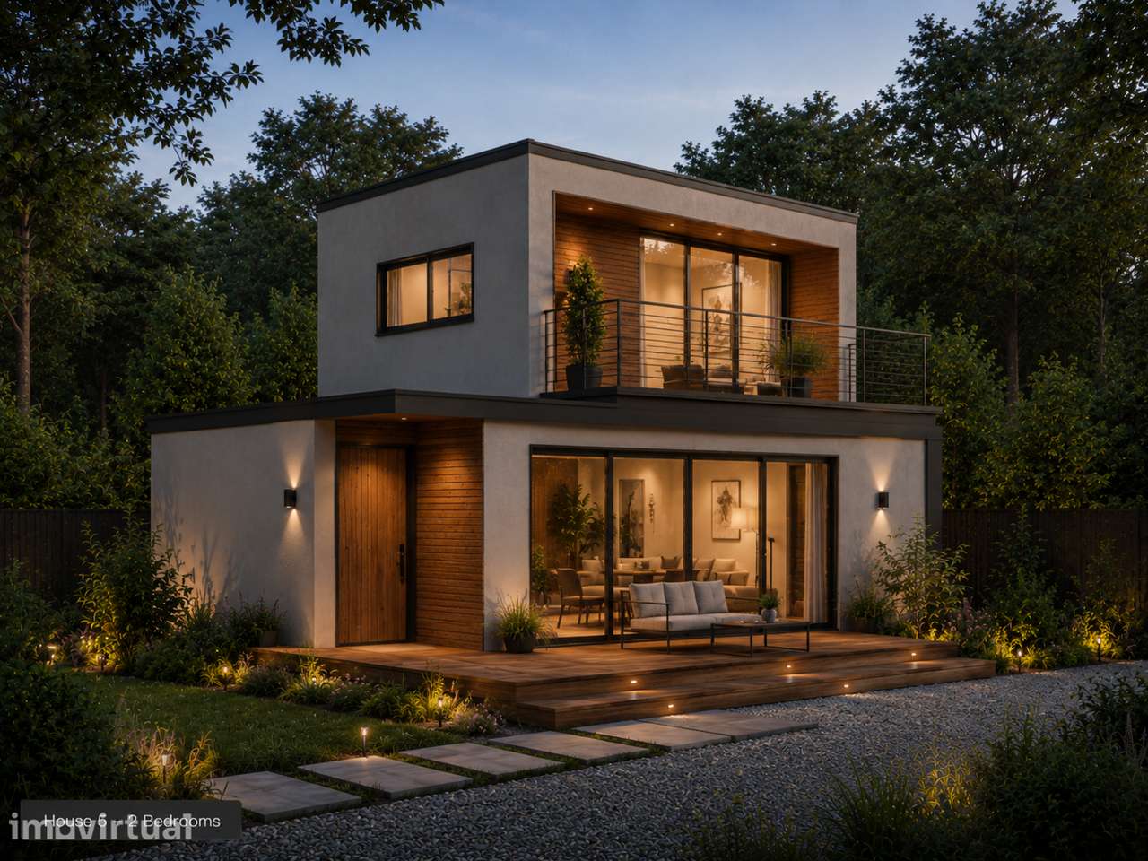 Casa moderna T2 - Grande imagem: 2/6