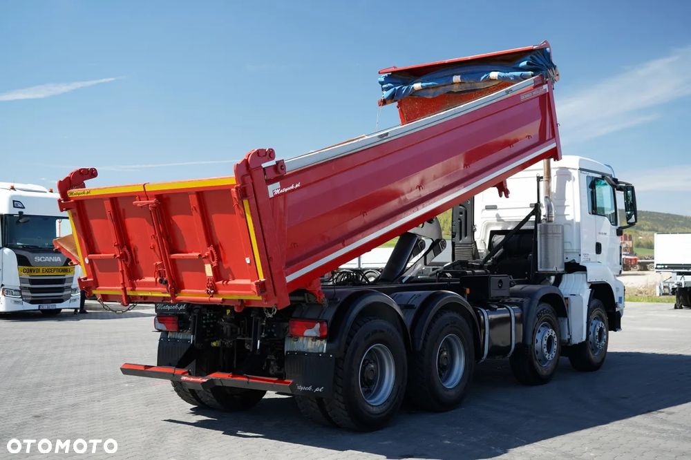MAN TGS 35.460 / 8X4 / WYWROTKA 2 STR / BORDMATIC / MEILLER KIPPER / AUTOMAT / EURO 6 - 6