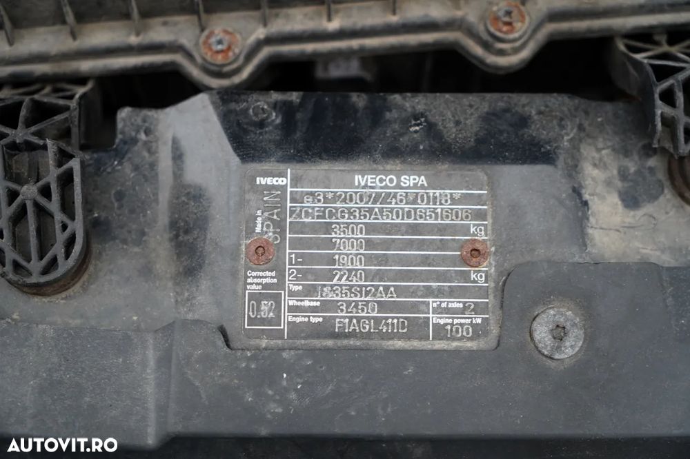 Iveco 35-140 / Platformă de lucru aeriană / FRANCE ELEVATEUR 141 TLE / 4 SUPPORTURI / MANUALĂ / 2020 - 38