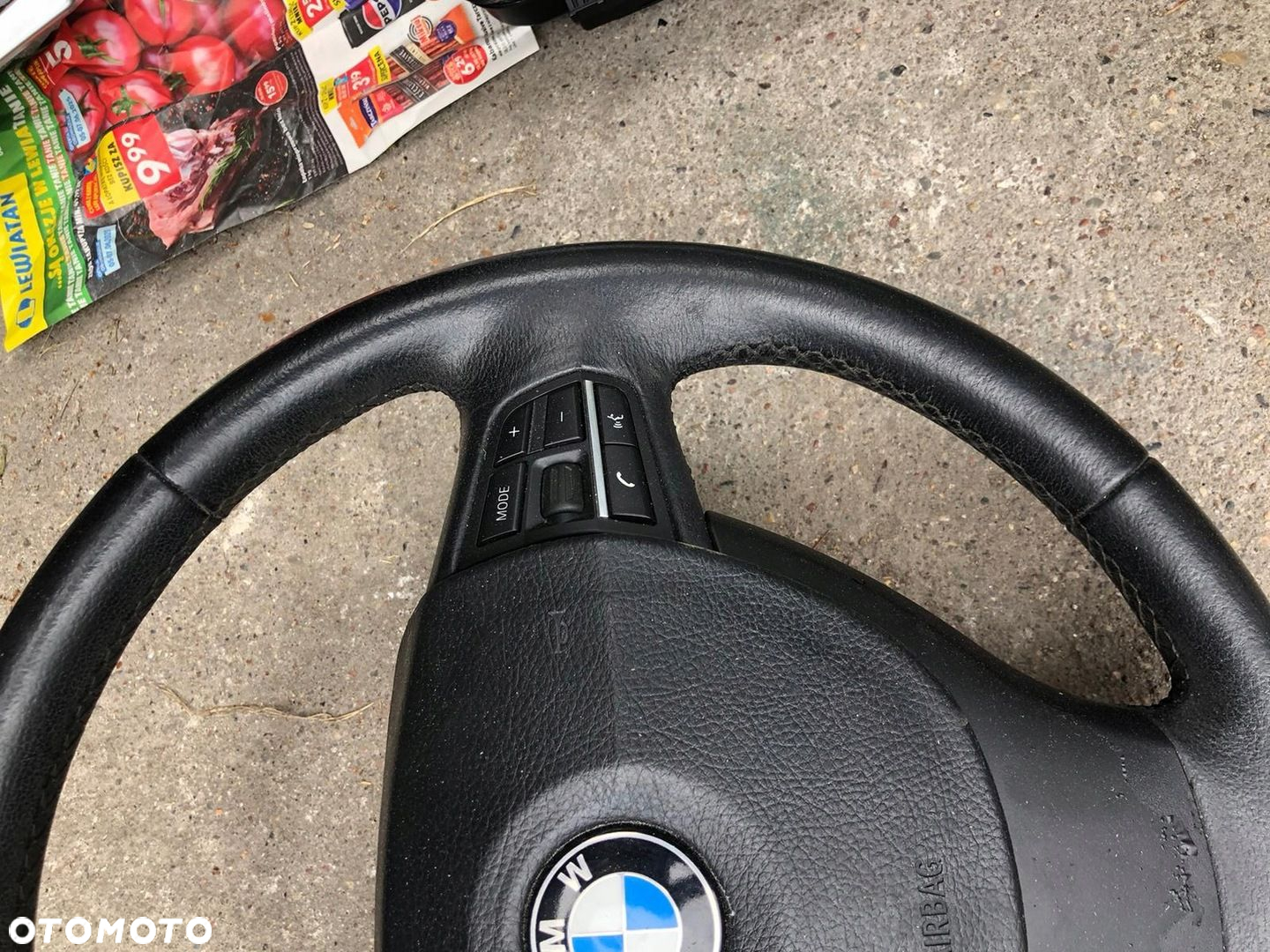 BMW 5 F01 F07 F10 F11 KIEROWNICA Z AIRBAGIEM SKORA - 3