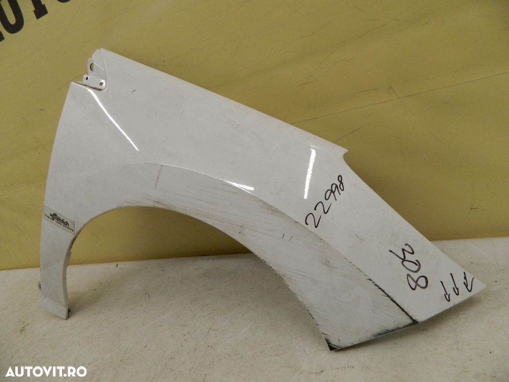 Aripa dreapta fata Peugeot 308, 2007, 2008, 2009, 2010, 2011, 2012, 2013. - 5