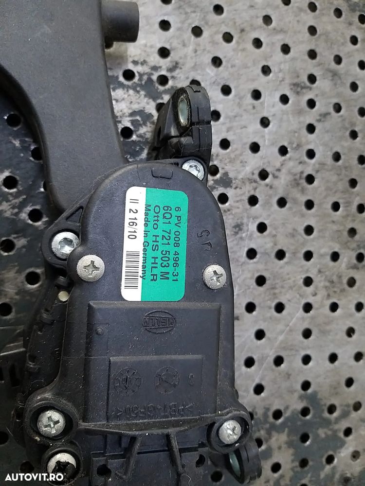 Pedala acceleratie 1.6 tdi vw polo 6r 6pv00849631 6q1721503m - 3