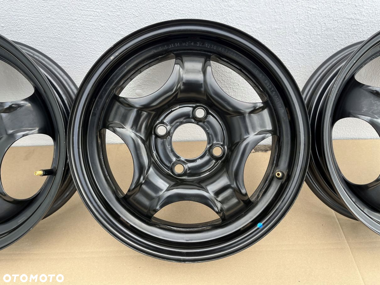 FELGI STRUKTURALNE DACIA SPRING 4,5J 14 ET37 403008414R CZUJNIKI TPMS - 7