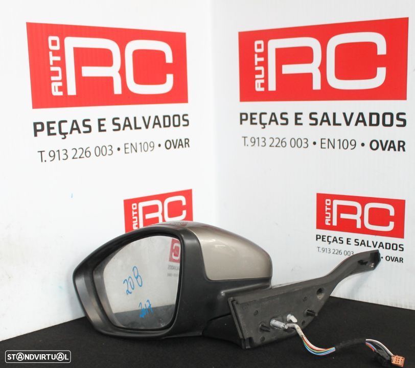Espelho Retrovisor Esquerdo Peugeot 208 de 2017 - 1