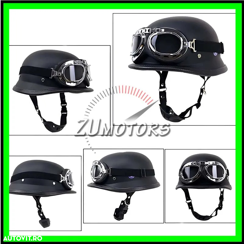 Casca moto Chopper Nazy WW2 Nazist German - PREMIUM - M, L, XL - 7