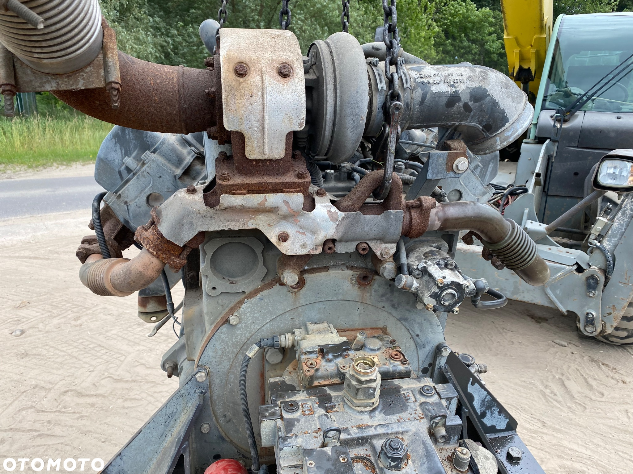 Silnik Mercedes V6 OM501LA Przesiewacz Rebak zamiatarka itp - 6