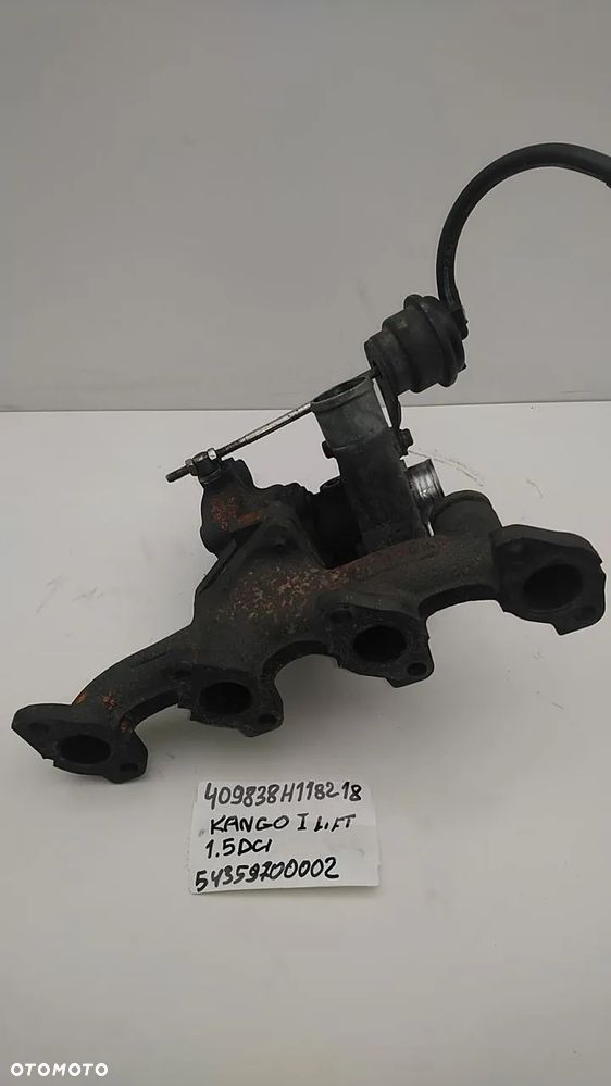TURBINA 1.5 DCI 82KM SCENIC II 189536H118218 54359710002 - 9