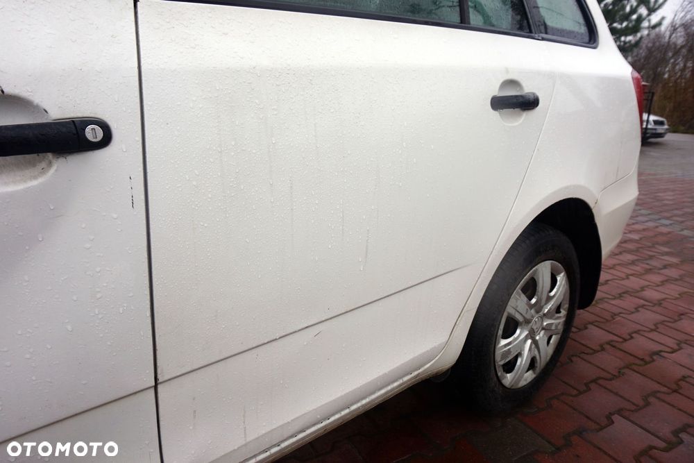 DRZWI TYLNE LEWE FABIA II 545 LIFT KOMBI LF9E  BIAŁY SKODA 2010-2014 - 2