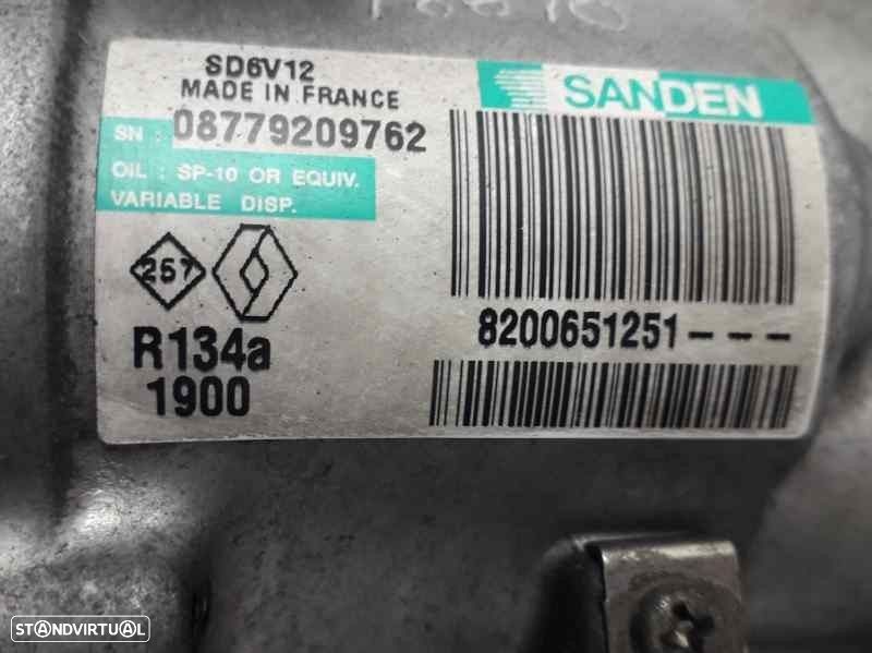 COMPRESSOR AR CONDICIONADO RENAULT CLIO II 2008 -SD6V121900 - 3